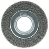 Weiler 6" Wide Face Crimped Wire Wheel .014" Steel Fill 2" Arbor Hole 3070